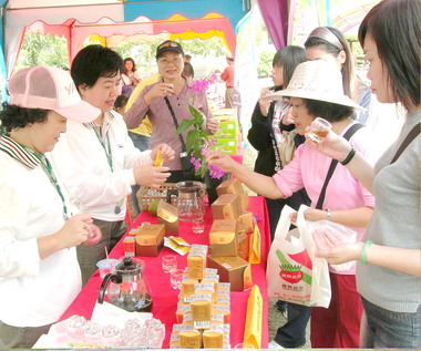 葡萄節 在水里上安村開鑼(圖)