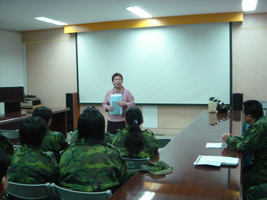 後備907旅96年下半年軍官團學術講座(圖)