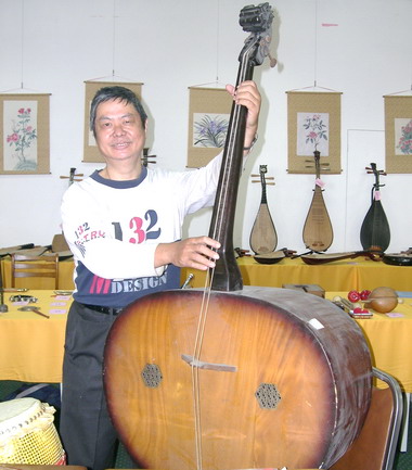 霧峰中國傳統樂器展  民眾大開眼界(圖)