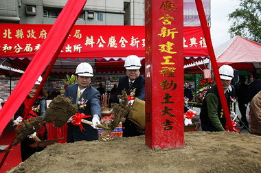 加強治安維護秀山派出所暨交通隊廳舍開工(圖)