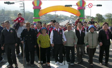 苗栗縣銅鑼外環道正式通車(圖)