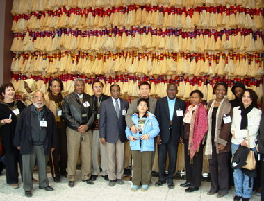 駐台邦交國使節團參訪南島文化(圖)