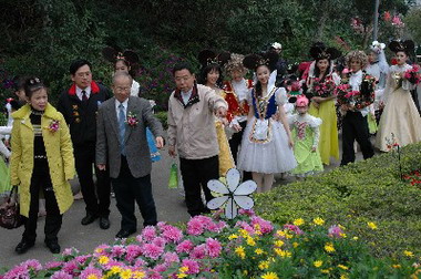 新竹市2008十八尖山賞花月今天記者會(圖)