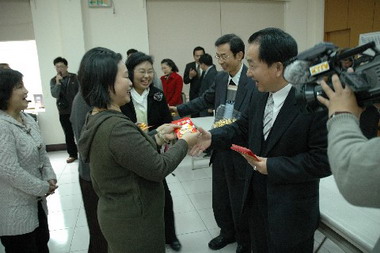 新竹市觀護志工協進會舉辦新春團拜活動(圖)