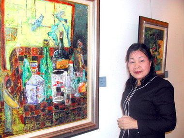 陳秀娥油畫個展即日起展出(圖)