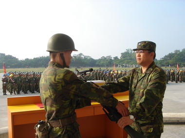 後備907旅陸軍2035梯次新兵開訓典禮(圖)