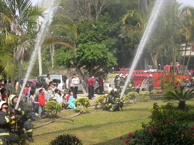 三義鯉魚國小防火宣導(圖)