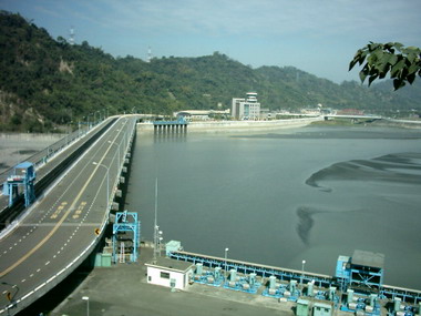 集集攔河堰管理中心文資館提供民眾休憩且(圖)