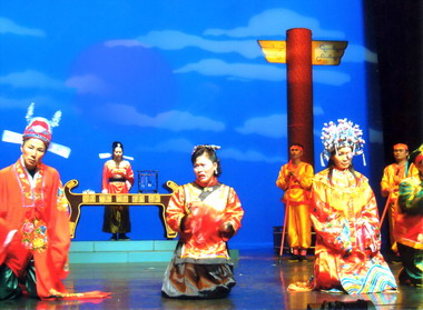 兒童劇團演出天下第一媒人婆(圖)