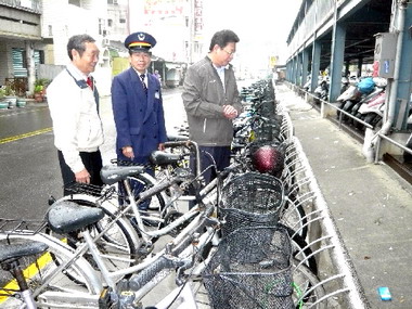 員林公所興建自行車免費停車格(圖)