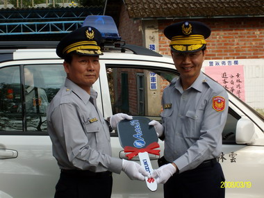 雲林警局辦理全新吉普式巡邏車交車典禮(圖)