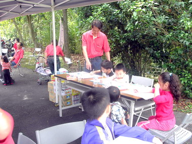 青商會舉辦彩繪寫生活動(圖)