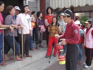 小門村媽媽教室防火宣導(圖)