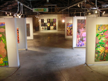 漂島春行2008林英玉個展２０號倉庫展出(圖)