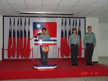 台南縣後備指揮部新職介紹典禮(圖)
