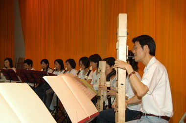 嘉義縣教師木笛合奏團校園巡迴音樂會(圖)