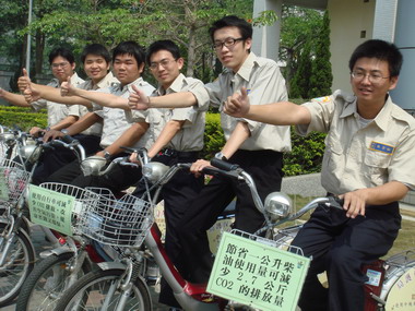 環境保護局成立「助動式綠色自行車隊」(圖)