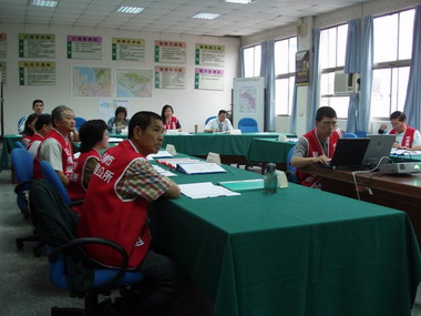 中西區公所災害應變作業小組接受市府初檢(圖)