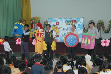 2008「洗洗動動、手護健康」洗手教育(圖)