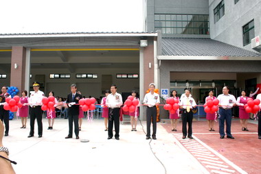 草屯碧興消防分隊今廳舍落成(圖)