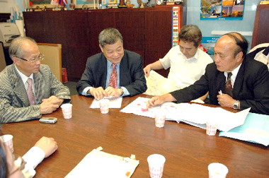 水公司董事長廖宗盛拜會市長林政則(圖)