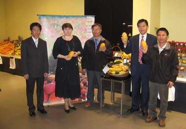 屏東熱帶水果莫斯科搶市(圖)