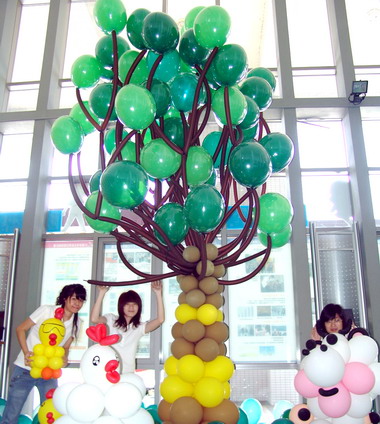 南開舉辦氣球創意成果展(圖)