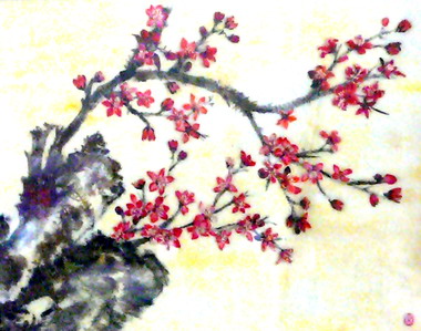 張彩鳳師生押花展即日起展出(圖)