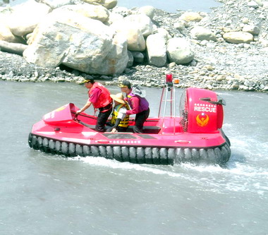 集集舉辦防汛搶險演習(圖)