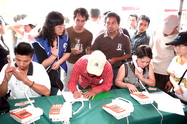 台南千里傳情關懷活動溫馨落幕(圖)