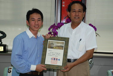 屏東縣長接見烘培大師吳寶春(圖)