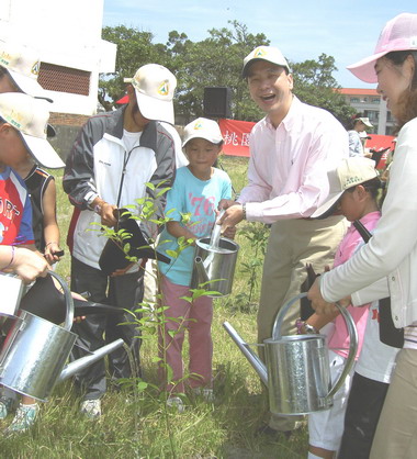 桃園縣府舉辦桃園公家樹希望工程啟動典禮(圖)