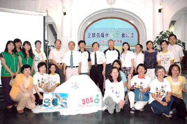 林政則響應蔬食救地球百萬人連署活動(圖)