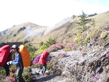 玉管處警隊執行越嶺古道保育巡查工作(圖)