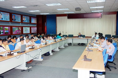 彭光政主持守望相助規劃輔導會報(圖)