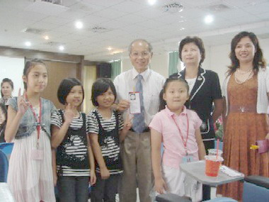 新竹市聲暉協會舉行親子聯誼活動(圖)