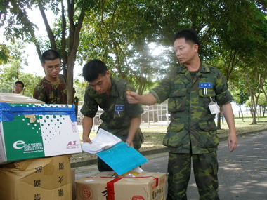 後備九０七旅辦理97年度第2季水銷作業(圖)