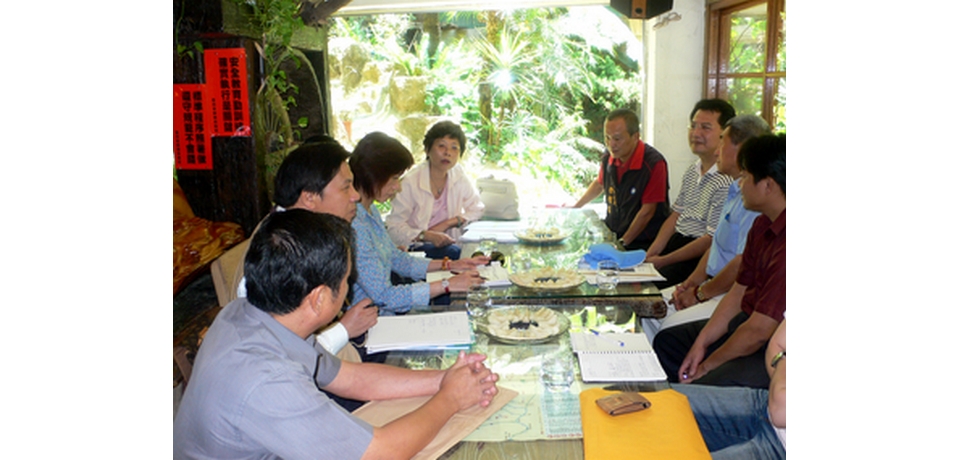 副縣長林久翔陪同觀光局長勘查景點(圖)