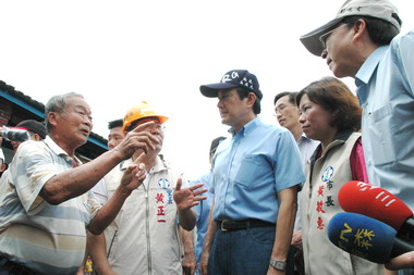 黃敏惠要求加速災後復建(圖)