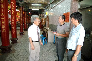 林政則進行災後改善檢討(圖)