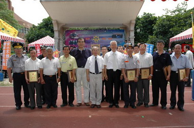 虎山里守望相助隊示範觀摩治安嘉年華會(圖)