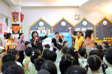 衛生局舉辦幼兒洗洗動動手護健康活動(圖)