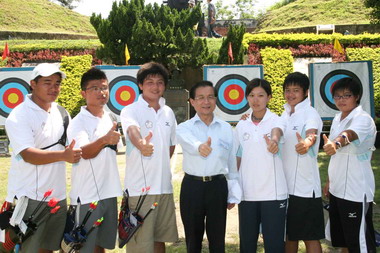 2008年北京奧運射箭模擬賽(圖)