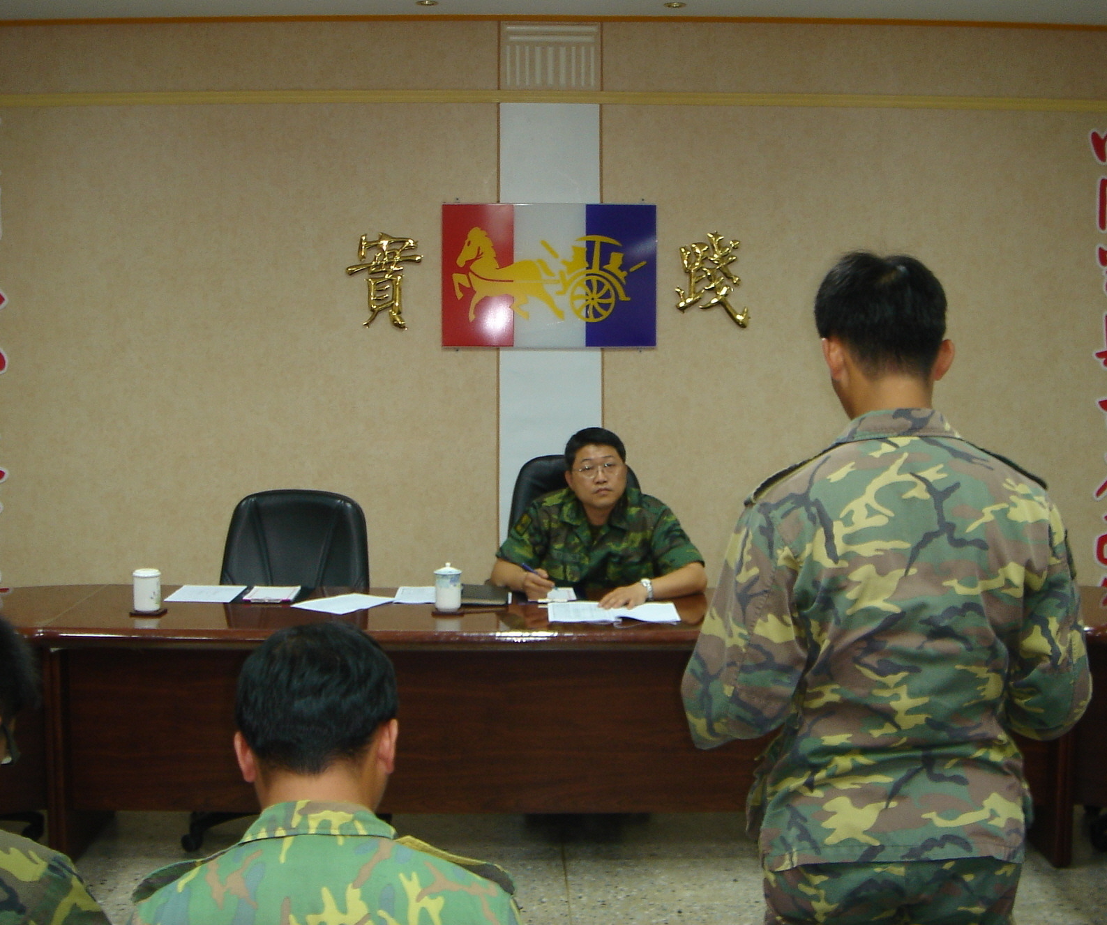後備九０七旅領導統御座談會分享管教經驗(圖)