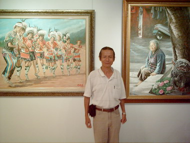 劉瑞昌台灣鄉土油畫個展(圖)