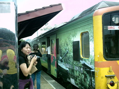 南投火車好多節集集鎮驛站記者會(圖)