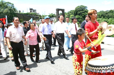 國姓乾峰橋落成通車(圖)