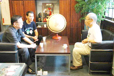 警政署長拜會林政則(圖)