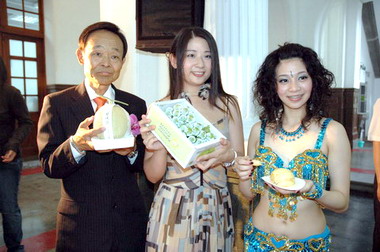 日本岡山水果進駐新竹(圖)