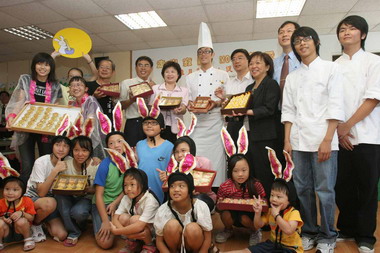 聽障月餅達人促銷記者會(圖)